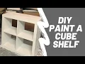 DIY PAINT A CUBE SHELF Monalisa