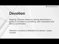 Devotion Meaning