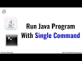 How to Compile and Execute Java Program from Command Prompt with Single Command Krishna Sakinala