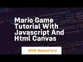 Mario game tutorial with javascript and html canvas