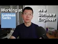 I worked on Wall Street as a Software Engineer and this was my experience