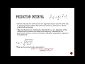 Chapt 10 lesson 4 Prediction Intervals