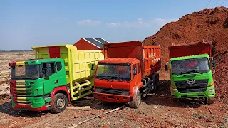 Woow Truk Tronton RC Hino 500. Truck Fuso 220ps, dumptruk Isuzu Giga oleng Jatuh terguling
