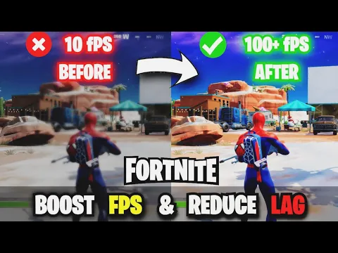 Fortnite Lag Fix How to Fix Fortnite Lag Boost Fps Fortnite Lag Stutter Fix Chapter 3