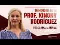 Lagu Programa en Memoria de la Profe Kinohy Rodríguez | Servicio de Mañana