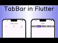 Flutter TabBar Widget