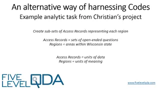MAXQDA Codes - contrasting uses Qualitative Data Analysis Services