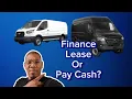 Should You Finance Lease Or Pay Cash For Your First Cargo Van