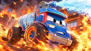 Супер Грузовик становится MONSTER FIRE TRUCK! 🔥🚒 Link Force Rescue