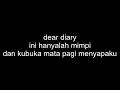 Lagu Dear Diary(Els Warouw)-akustik karaoke #Dear Diary #Els Warouw #karaoke