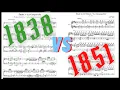 La Campanella Original 1838 VS 1851 Sheet Music