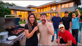 FIZ CHURRASCO NA NOSSA CASA NOVA DOS ESTADOS UNIDOS!