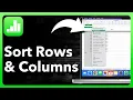 How To Sort In Apple Numbers