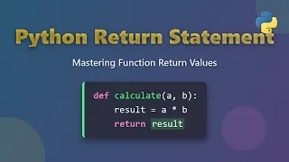 Python Return Statement Explained for Beginners