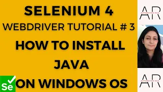 Selenium 4 WebDriver Tutorial - How to install Java on Windows OS