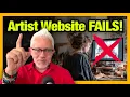 The 7 Deadly Sins of Artist Websites That Are Costing You Sales