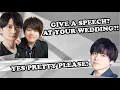 Matsuoka And Nobunaga At Yuuma s Wedding Ceremony