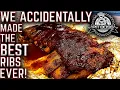 OOPS WE ACCIDENTALLY MADE THE BEST RIBS ON THE PELLET SMOKER PIT BOSS PLATINUM LAREDO 1000 COOK