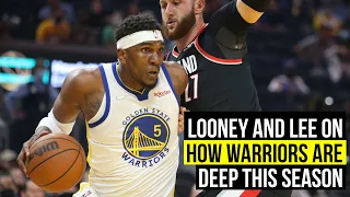 Kevon Looney and Damion Lee discuss Warriors depth