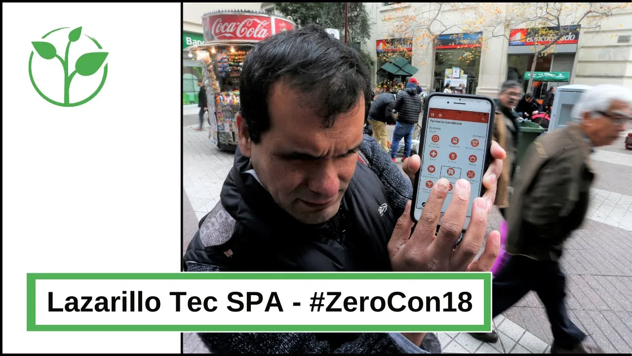 Lazarillo Tec SPA: Outdoor and indoor orientation for people who are blind