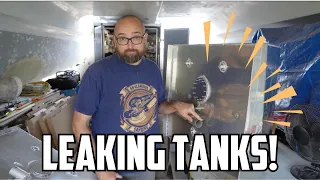 ⛵️ Hurricane-damaged catamaran – our new diesel tanks are leaking. Ep.627