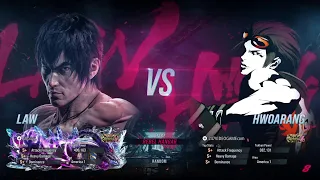 Tekken 8 Hwoarang Gameplay 10/25/2026