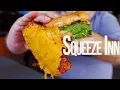 World s Most Cheesy and Mouthwatering Cheeseburger at The Squeeze Inn Napa California