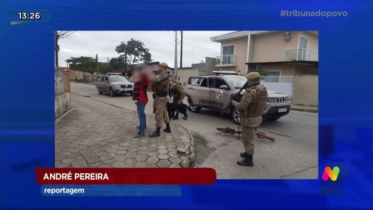 Operação "Fecha Bairro": 136 pessoas abordadas e 91 veículos verificados na zona Sul de Joinville