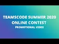 TeamsCode Summer 2020 Online Coding Contest Promo