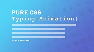 How to Create a Typing Text Effect with CSS Animation Quick Tutorial