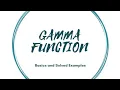 Gamma Function Part 1 Type 1 Solved Examples Engineering Mathematics