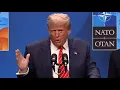 Download Lagu Donald Trump speaks after NATO Summit in the Netherlands