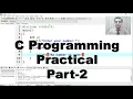 C Programming Practical Part-2 Scanf and If Std 10 Computer C language practical
