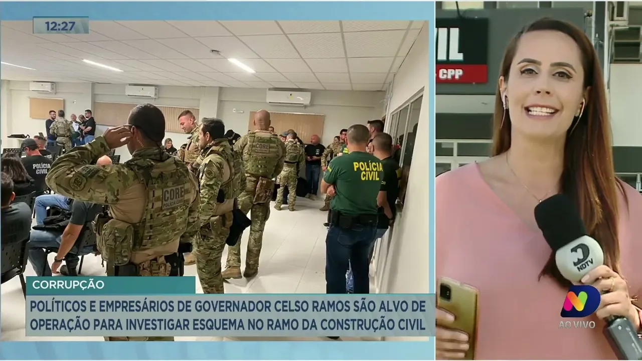Políticos e empresários de governador celso ramos são alvo de operação da Polícia Civil