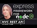 MVC Model-View-Controller Example CRUD REST API Node js Express tutorials for Beginners