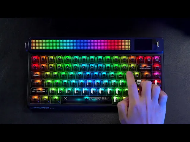 Machenike KT84 Keyboard | Surprise Galore! First Look at the Cyber-Style Gasket Mounted Keyboard