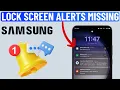 FIXED Lock Screen Notifications Not Showing on Samsung Galaxy Phone