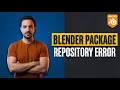 Blender Package Repository Error Fix Easy Guide