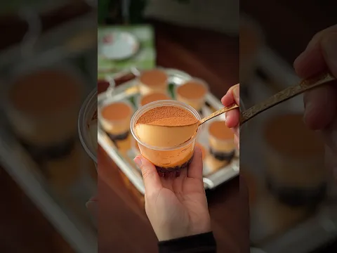 أكواب الكراميل البارده..أسرع تحليه بمكونات بسيطة ❤️
