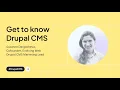 Drupal CMS Walkthrough with Drupal Marketing Lead Suzanne Dergacheva