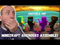 Lagu MINECRAFT AVENGERS ASSEMBLE!!! Spoke 4 Minecraft Pros VS 2500 Players (UNSTABLE SMP REACTION!!!)