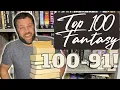 My Top 100 Fantasy Books 100 to 91