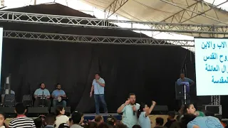 ترنيمه سألوني لما اكبر انا عاوز ابقي ايه بالحركات  فريق العائله المقدسه لمدارس الاحد بالعدرا دندنها
