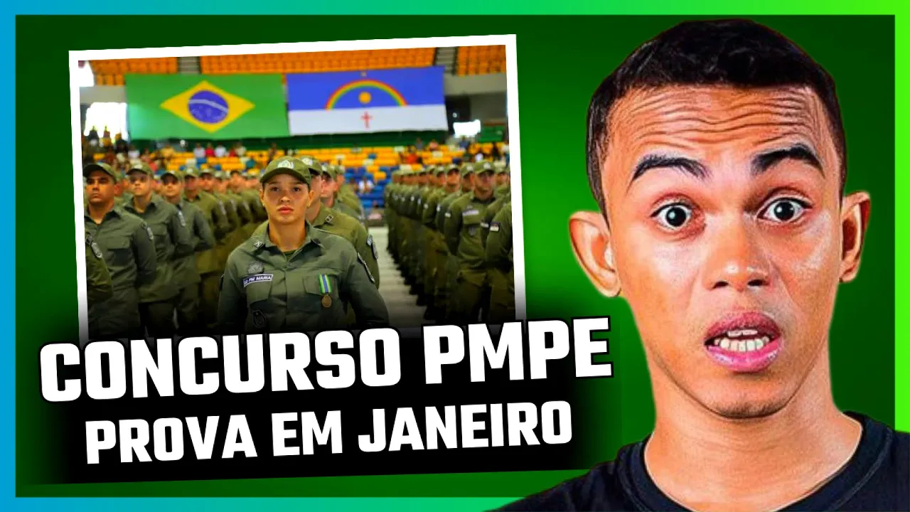 CONCURSO PMPE: Saiu Edital com 2700 vagas !