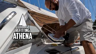Sail Life – Lewmar Hatch install and dinghy hoist