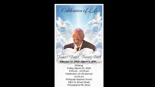 Celebration of Life Bro Hubert Butch Birch