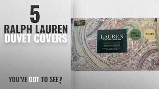 Top 10 Ralph Lauren Duvet Covers 2018 Ralph Lauren 3 Piece Duvet Cover Set Inked Paisley