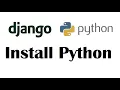 Django Python Install Python