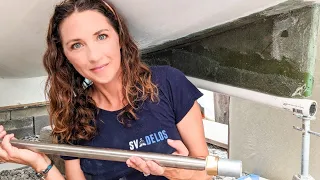 Installing Our Prop Shaft & Building the Skeg (MJ Sailing – Ep 292)