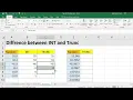 Excel How to use INT and TRUNC functions in excel